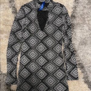 Bedazzled mini dress